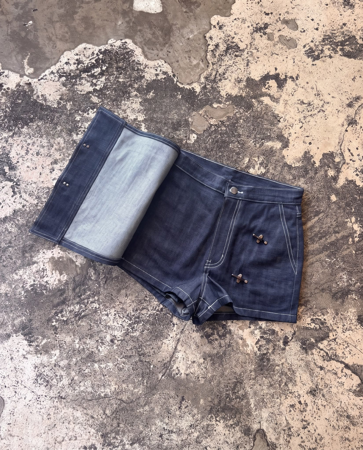 denim skirt RONIN